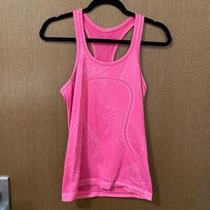 Pink Lululemon Swiftly Tech Racerback Tank
